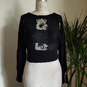 Motel Cropped Pullover Sweater